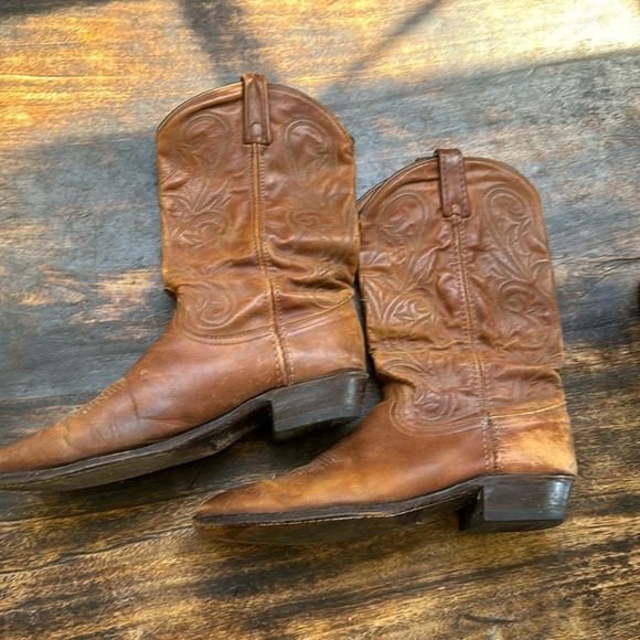 Dan Post leather Cowboy Boots size 10 - Picture 7 of 17